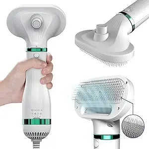2-in-1 Pet Dryer and Brush | Care and Fast Drying - Portable and Efficient