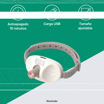 Collar de juego láser para mascotas